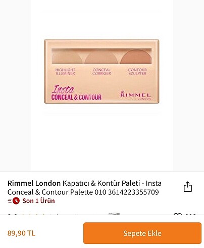 Rimmel London Kapatıcı&Kontor Paleti