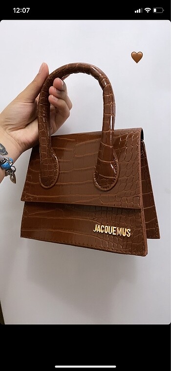 Kahverengi Jacquemus çanta