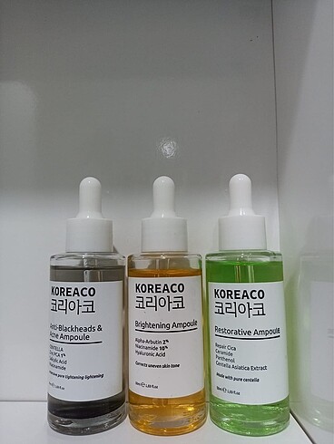 Koreaco serum 3 lü
