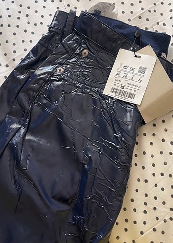 Pull and Bear Vinil Pantolon Tayt