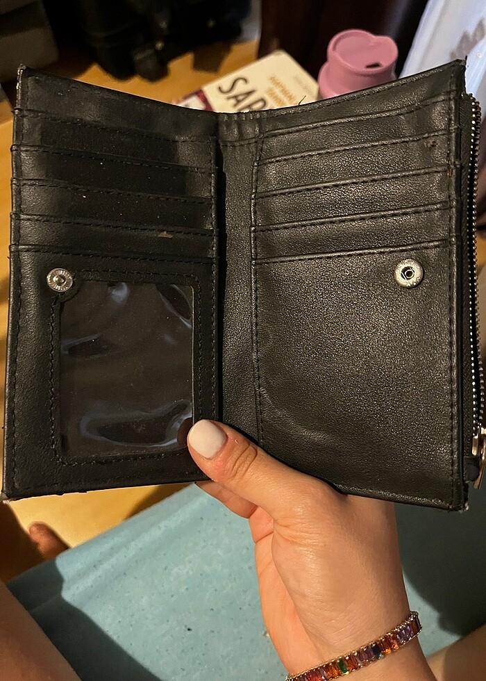 Stradivarius yılan derisi cüzdan - Görsel 3