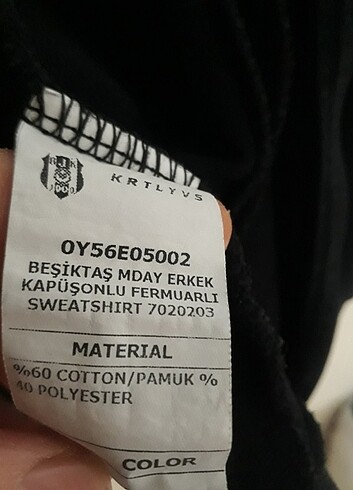 Beşiktaş Erkek kapşonlu swit