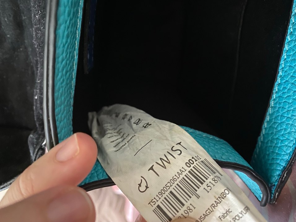 Renkli Twist Kadın Çanta Tokalı - Görsel 2