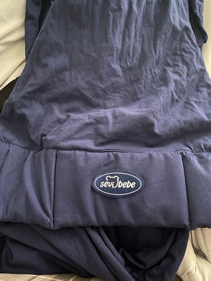 Koyu Mavi Bebek Kanguru Sling - Görsel 4