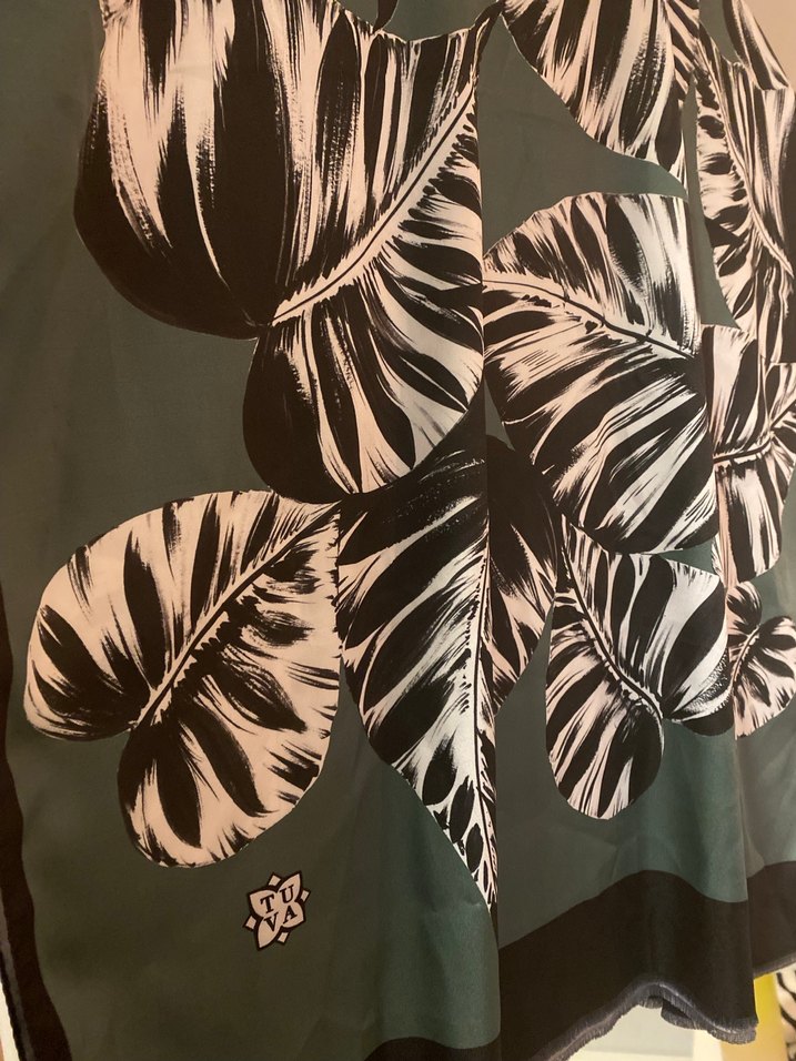 Yeşil Bohem Desenli Kadın Şal - Görsel 2