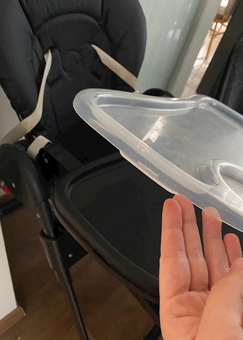 Gri Bebek Mama Sandalyesi - Görsel 3