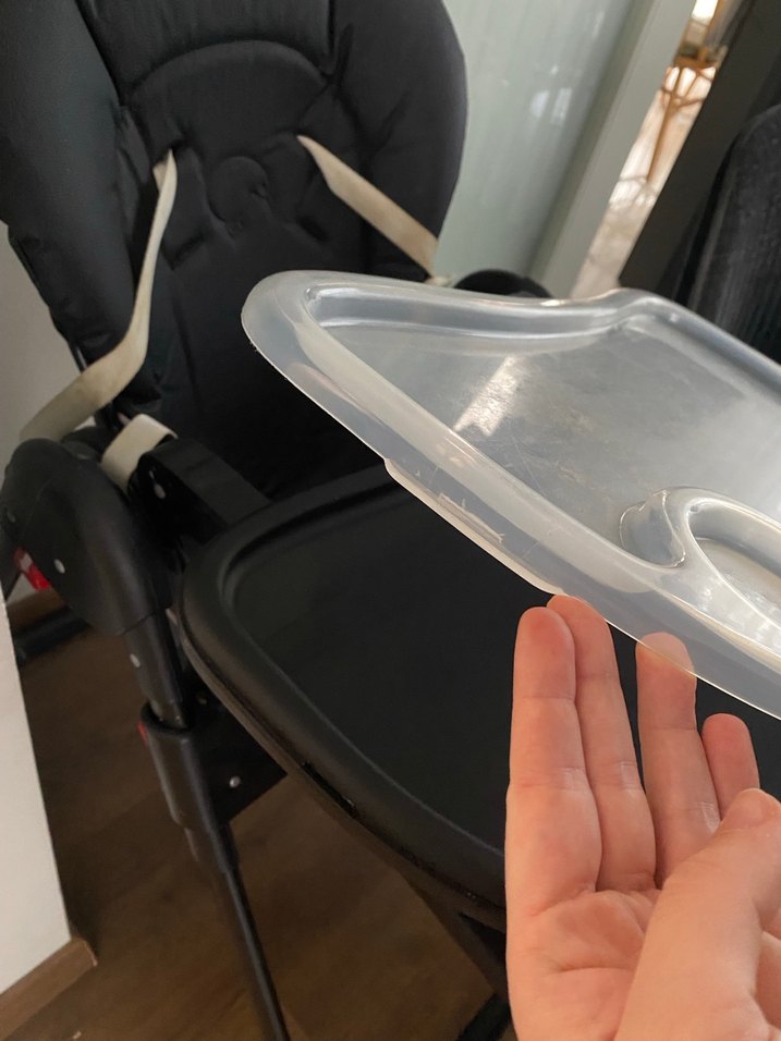 Gri Bebek Mama Sandalyesi - Görsel 3