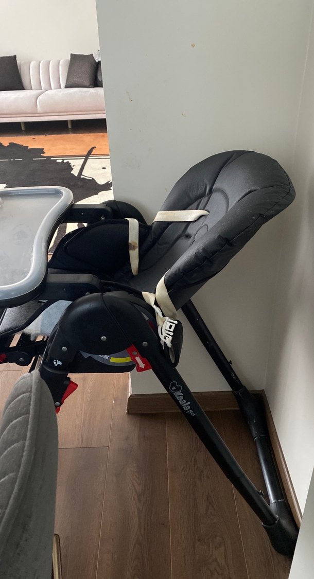 Gri Bebek Mama Sandalyesi - Görsel 5