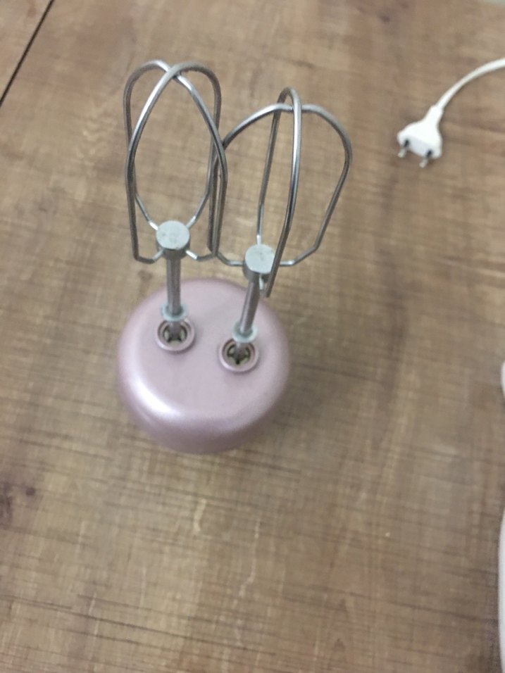 Bej Pastel Renkli Mikser Başlığı schaver maister çırpıcı - Görsel 4