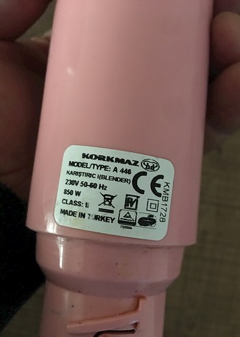 Korkmaz mia 850 Walt blender ve ezici - Görsel 6