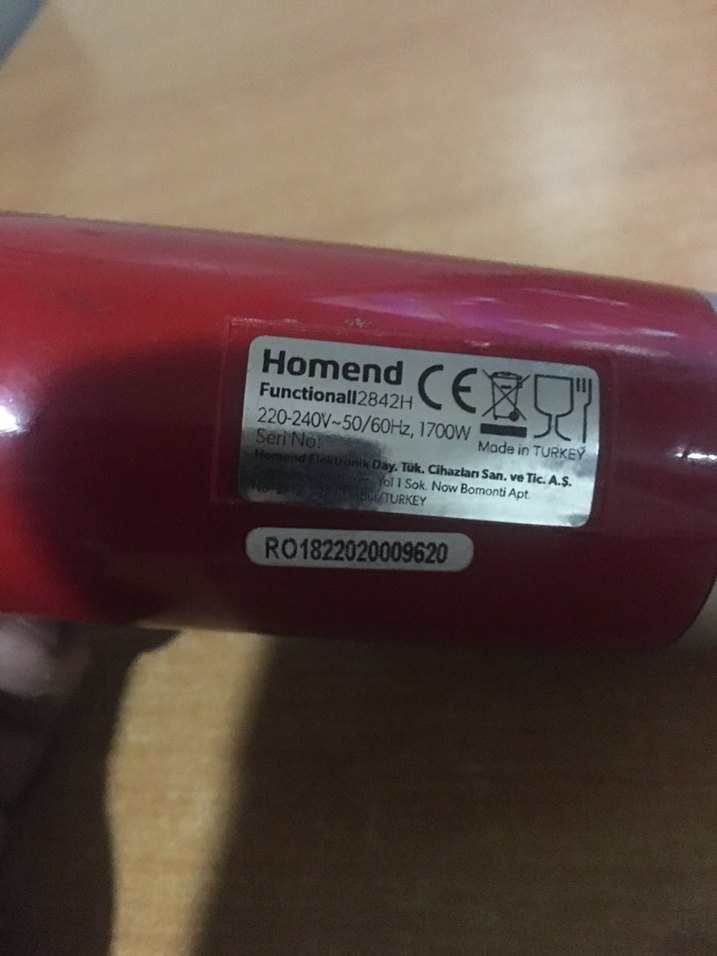 Homend 1700 Walt blender motoru - Görsel 5