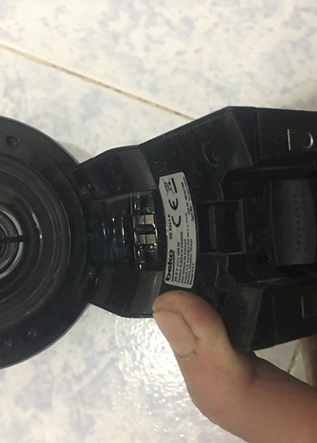 28.8V Siyah Kablosuz Süpürge Gövdesi Beko - Görsel 6