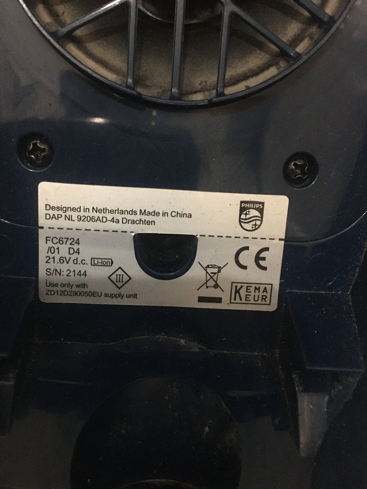 Philps şarjlı süpürge motoru çalışır vaziyette - Görsel 5