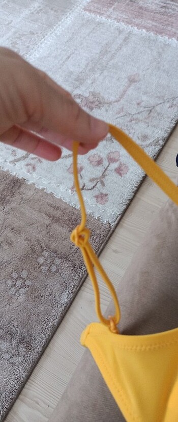 36 Beden turuncu Renk 36 beden üst bikini