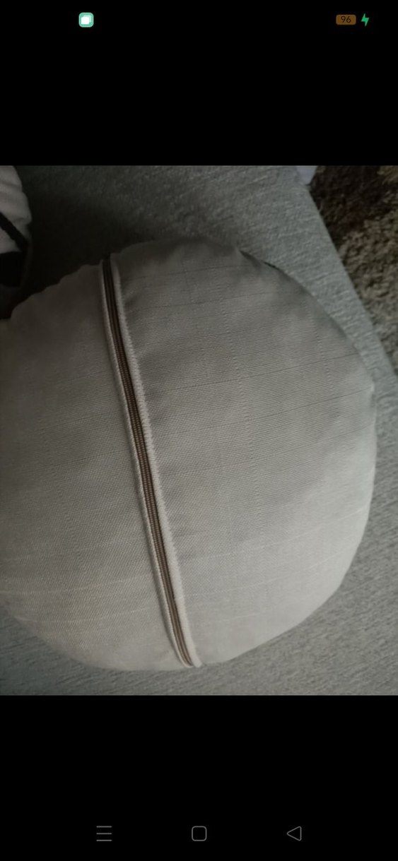 Gri Nakışlı Modern Dekoratif Yastık - Görsel 3