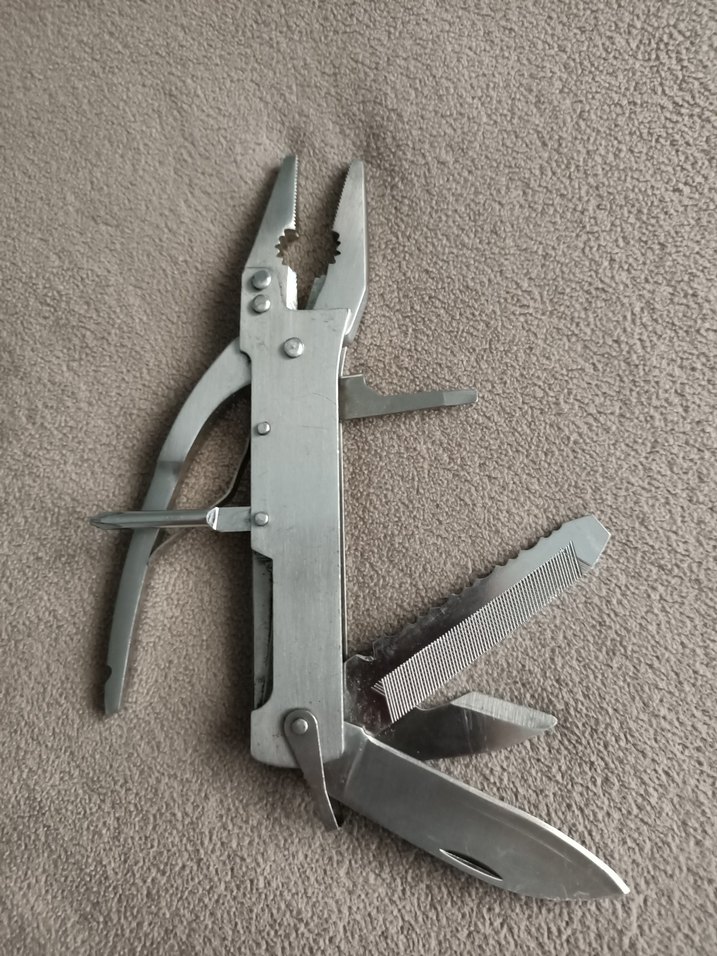 Kamuflaj Desenli Metal Çok Amaçlı kamp malzemesi - Görsel 2