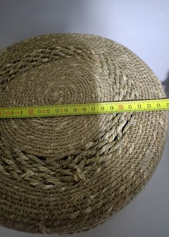 Bej Örgü Saklama Sepeti - Görsel 3