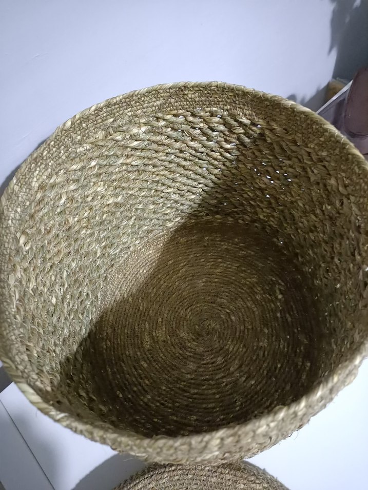 Bej Örgü Saklama Sepeti - Görsel 4