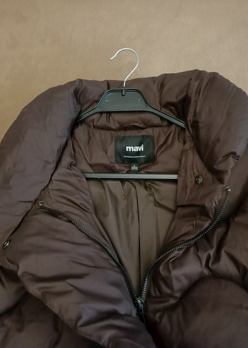 Kahverengi Kadın Kışlık Mont - Görsel 6