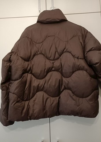 Kahverengi Kadın Kışlık Mont - Görsel 2