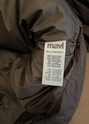 Kahverengi Kadın Kışlık Mont - Görsel 5