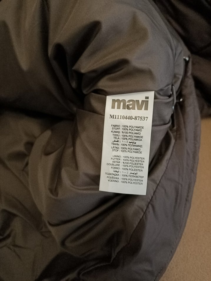 Kahverengi Kadın Kışlık Mont - Görsel 5