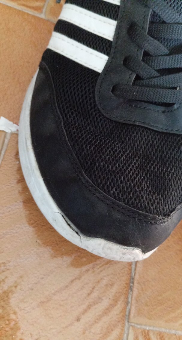 Kadın Siyah Spor Ayakkabı Velcro Bağcıklı - Görsel 2