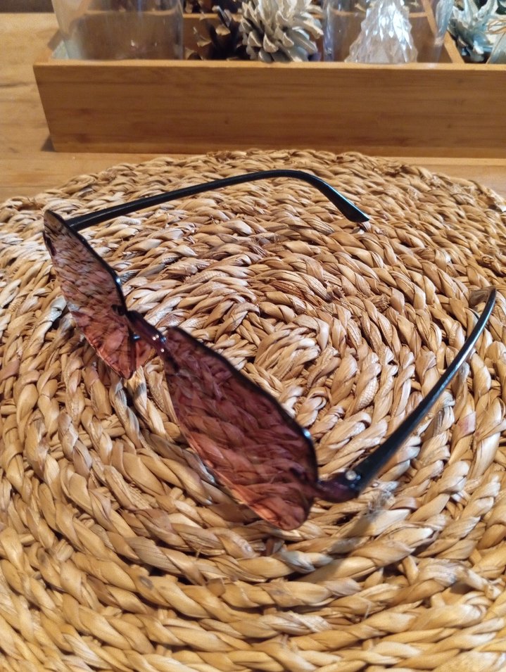 Kahverengi Pilili Bohem Kadın Güneş Gözlüğü - Görsel 3