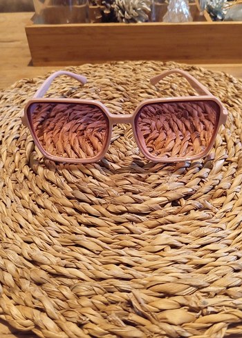 Pembe Bohem Tarz Kadın Güneş Gözlüğü - Görsel 4