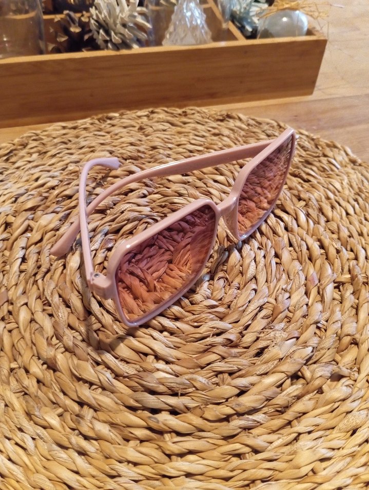 Pembe Bohem Tarz Kadın Güneş Gözlüğü - Görsel 3