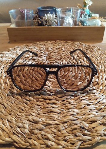 Siyah Kahverengi camlı Kadın Gözlük - Görsel 2