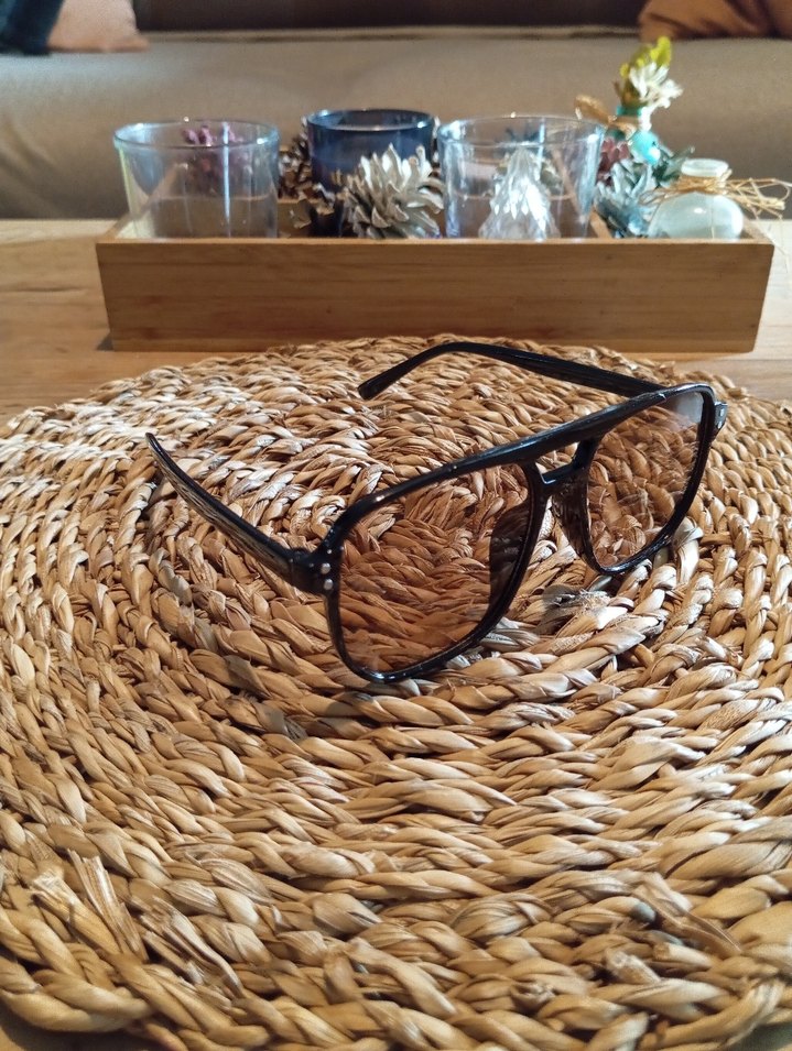 Siyah Kahverengi camlı Kadın Gözlük - Görsel 4