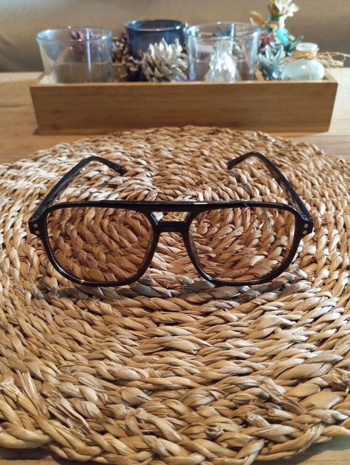 Siyah Kahverengi camlı Kadın Gözlük - Görsel 2