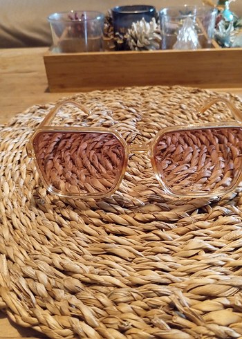 Bej Bohem Tarzı Kadın Güneş Gözlüğü - Görsel 4