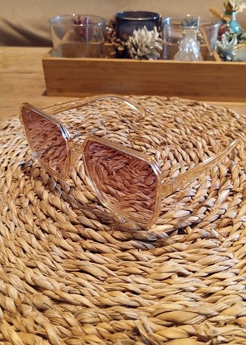 Bej Bohem Tarzı Kadın Güneş Gözlüğü - Görsel 3