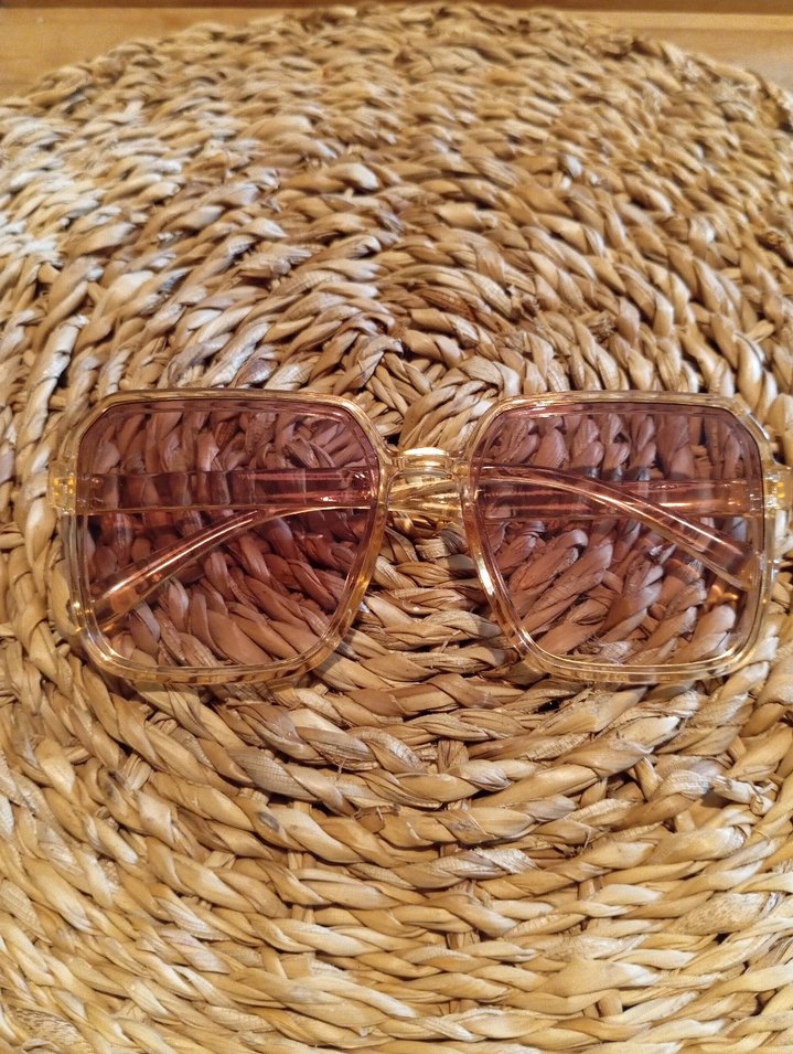 Bej Bohem Tarzı Kadın Güneş Gözlüğü - Görsel 2