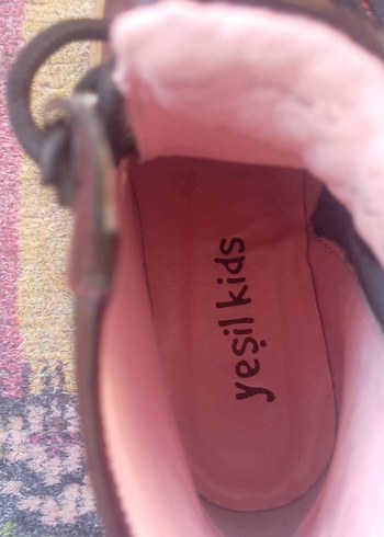 Bordo Deri Erkek Çocuk Botu - Görsel 4