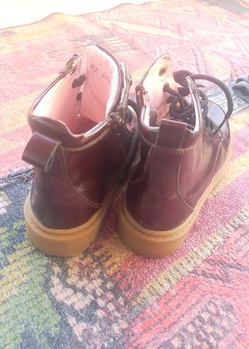 Bordo Deri Erkek Çocuk Botu - Görsel 3