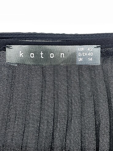 42 Beden siyah Renk Koton Kısa Elbise %70 İndirimli.