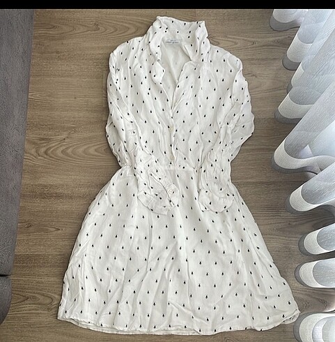 36 Beden beyaz Renk Twist marka elbise