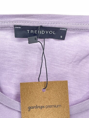 s Beden mor Renk Trendyol & Milla T-shirt %70 İndirimli.