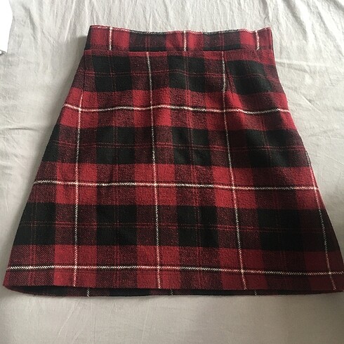 Etek mini ekose