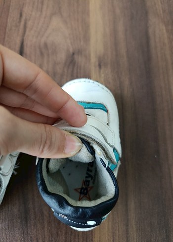 Erkek Bebek Beyaz İlk Adım Ayakkabısı - Görsel 5