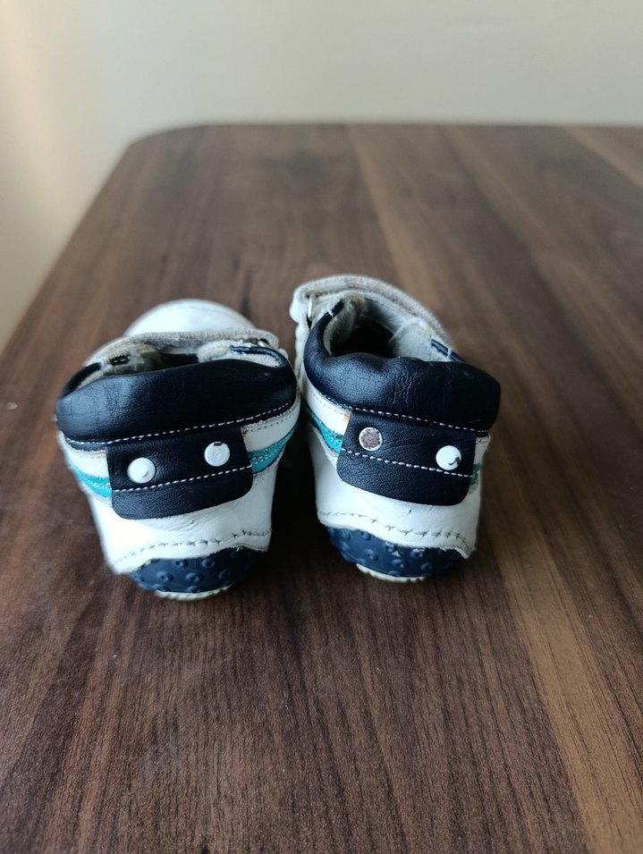 Erkek Bebek Beyaz İlk Adım Ayakkabısı - Görsel 3