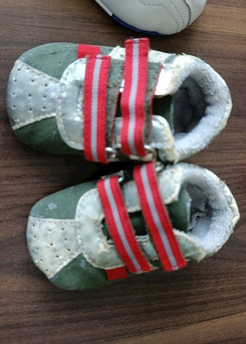 Çocuk İlk Adım Ayakkabıları - Çok Renkli, Cırt Cırtlı - Görsel 4