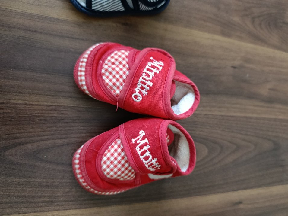 Çocuk İlk Adım Ayakkabıları - Çok Renkli, Cırt Cırtlı - Görsel 5