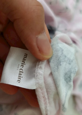 Pembe Baskılı Hamile ve Emzirme Gecelik - Görsel 3