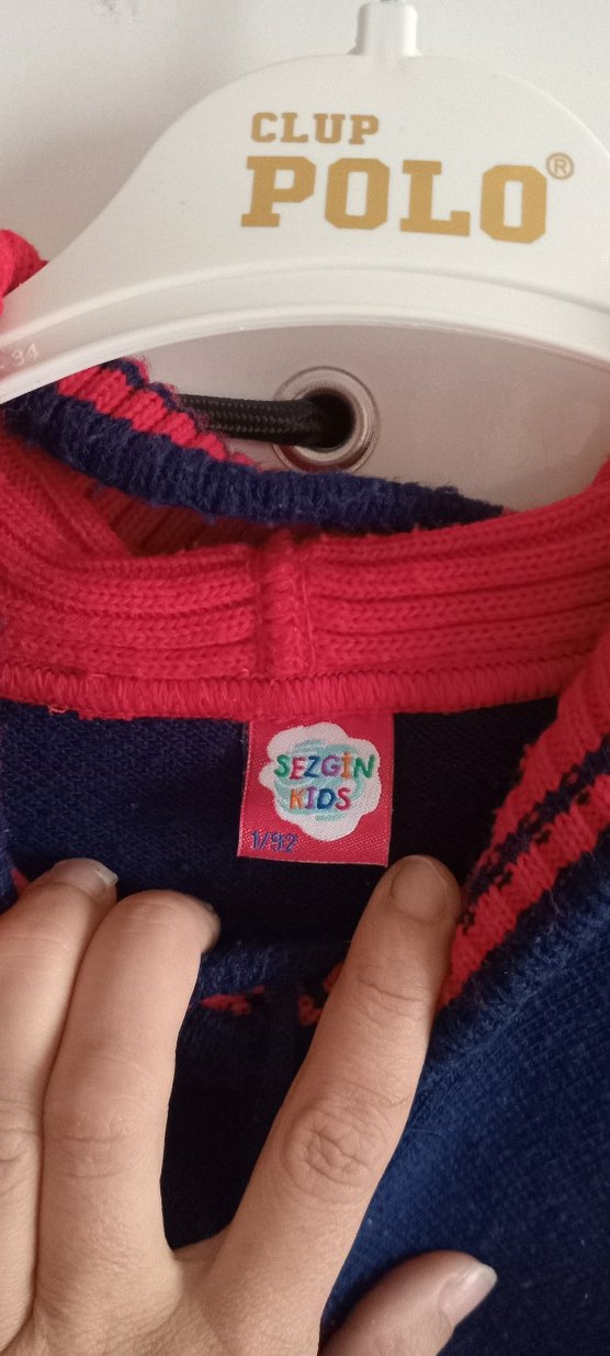 Kız Çocuk Bohem Nakışlı Kapüşonlu Panço - Görsel 4