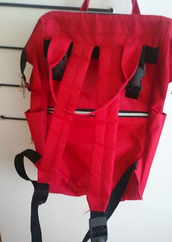 Kırmızı Bebek Bakım Çantası - Görsel 7