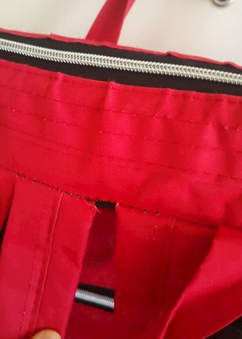 Kırmızı Bebek Bakım Çantası - Görsel 6